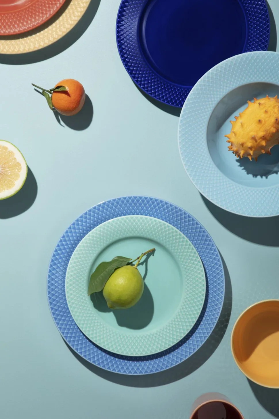 Rhombe Color Frokosttallerken Ø23 cm mørk blå