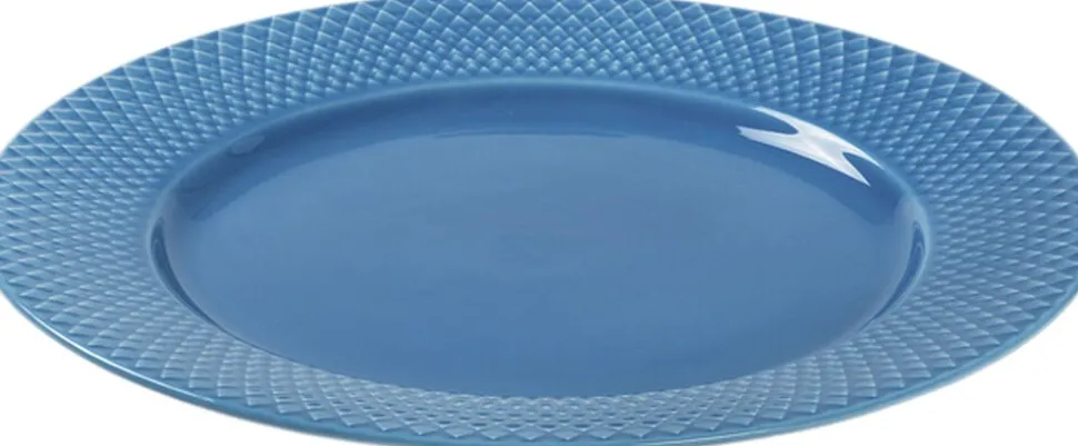 Rhombe Color Middagstallerken Ø27 cm blå