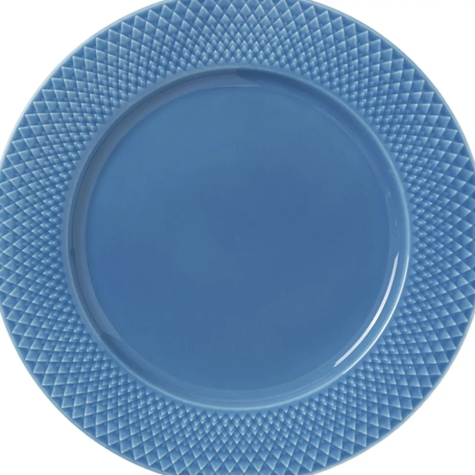 Rhombe Color Middagstallerken Ø27 cm blå