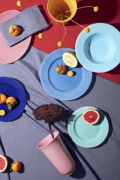 Rhombe Color Middagstallerken Ø27 cm blå