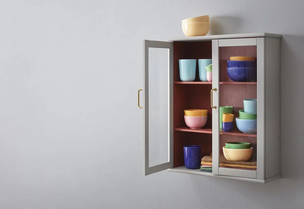 Rhombe Color Skål Ø13 cm sand porcelæn