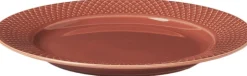 Rhombe Frokosttallerken Ø23 cm terracotta porcelæn
