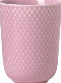 Rhombe Krus 33 cl rosa porcelæn