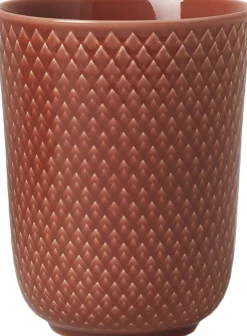 Rhombe Krus 33 cl terracotta porcelæn