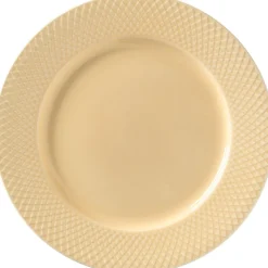 Rhombe Middagstallerken Ø27 cm sand porcelæn
