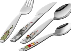 Ridder Eckbert Børnebestik sæt 4-dele, Poleret