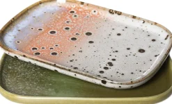 70s ceramics small trays atlas set of 2