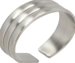 Servietring Thebe 4 stk. Mat stål Recycled