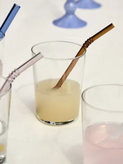 Sip-Swirl Straw Set of 4-Opaque mix