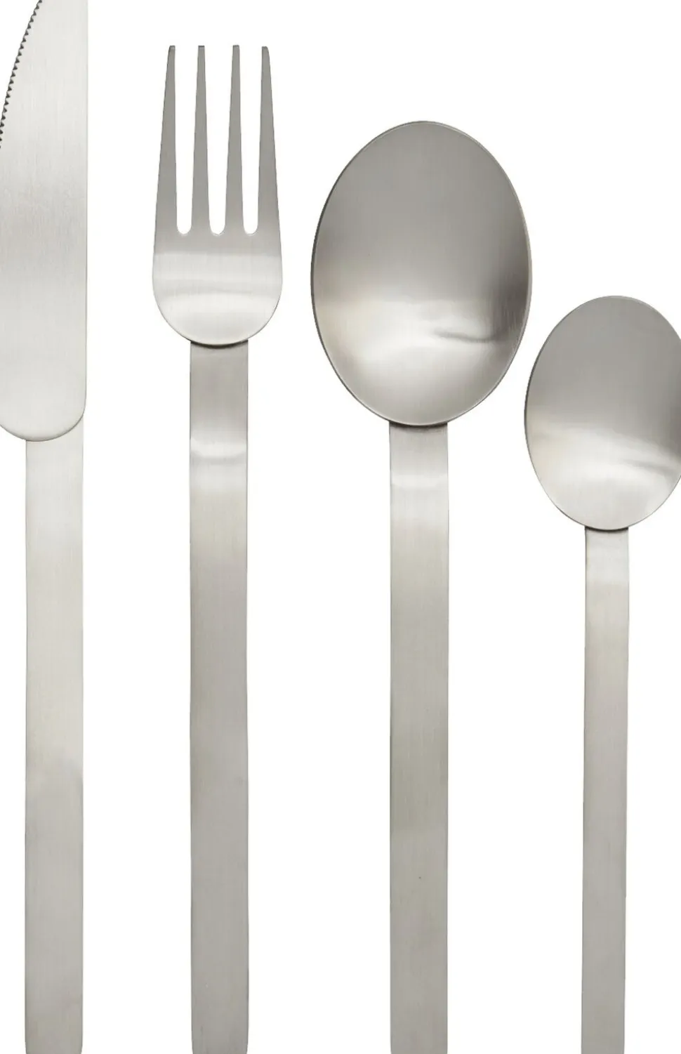 Stelo Cutlery - Set of 4 - Brushed Stainless Steel