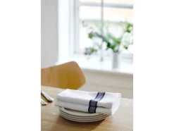 Stofserviet Pillivuyt 45 x 45 cm Grøn/Hvid 100% ny bomuld