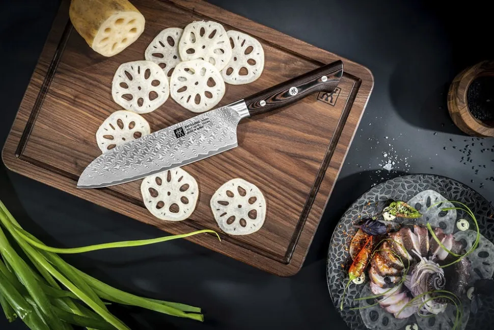 Tanrei Santokukniv 180 Glatslebet