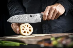 Tanrei Santokukniv 180 Glatslebet