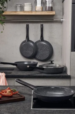 Terreno Plus Ceramic Stegepande, 28 cm, Aluminium, Titanium