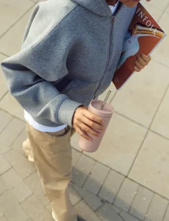 To Go Sip termokop med sugerør 0.4 l. Heather