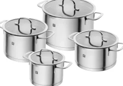 TrueFlow Grydesæt 4-dele, Rustfrit stål