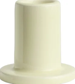 Tube Candleholder-Small-Lime white