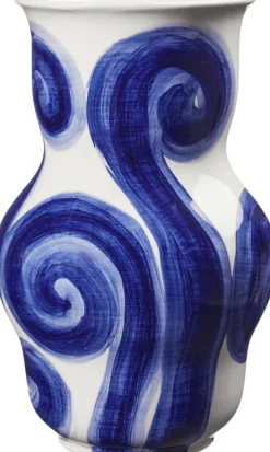 Tulle Vase H22. 5 cm blå