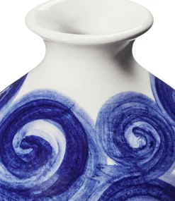 Tulle Vase H10. 5 cm blå