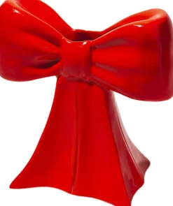 Vase - Bow - Red