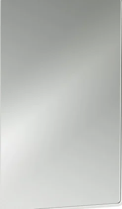 Vægspejl Rim 70x44 cm White