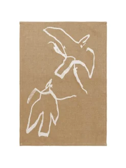 Vuelo Tea Towel - Sugar Kelp/Off-wh