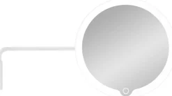 Wall mounted LED Vanity Mirror -MODO- Weiß