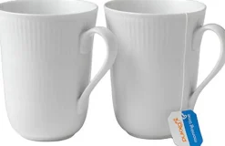 White Fluted Cup 36cl 2PK