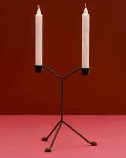 Wire Candleholder-Green