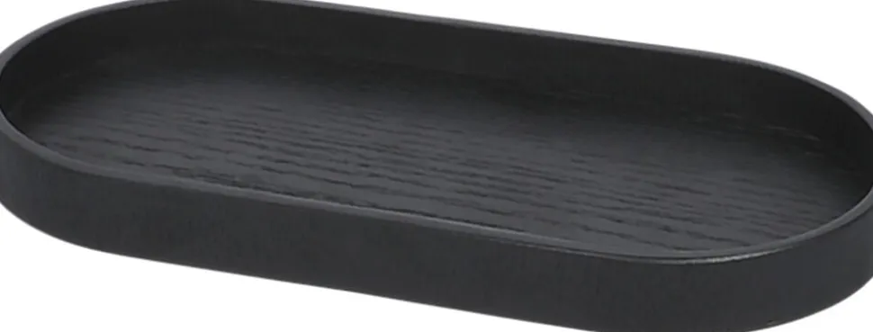 Wood Tray, Small, Black Oak, 11x23x2 cm