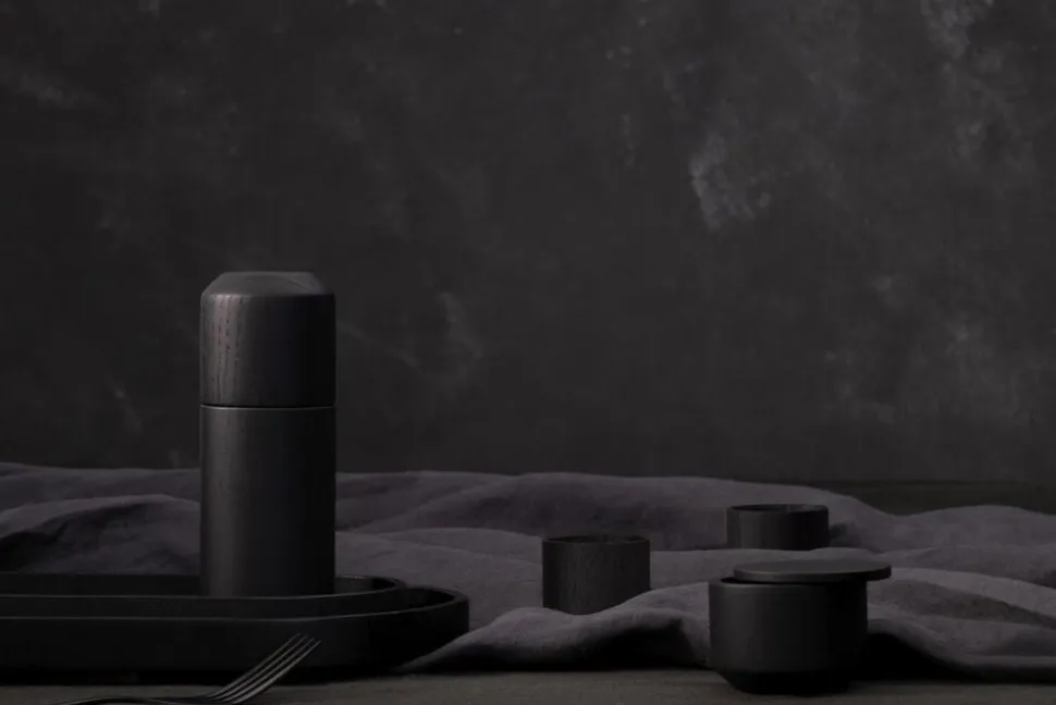 Wood Tray, Small, Black Oak, 11x23x2 cm