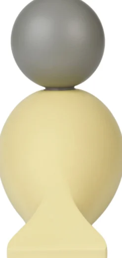 Year Bird Bella 2025 H12. 5 cm creme/grå