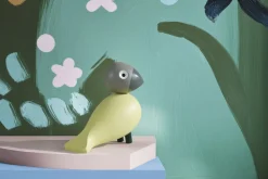 Year Bird Bella 2025 H12. 5 cm creme/grå